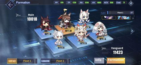 azur lane vanguard positions.